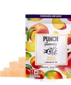 PUNCH GUMMIES For those who want their edibles to taste like candy and hit like gas—Punch Gummies are the real deal.Small bite. Heavyweight high..