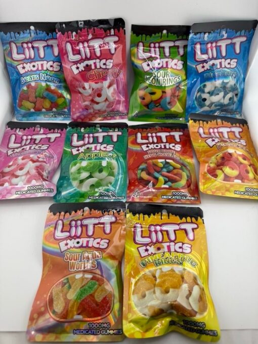 liitt exotics edibles Packed with heavy-hitting THC, these edibles are not for the lightweights. Expect strong, long-lasting effects with a smooth, clean..