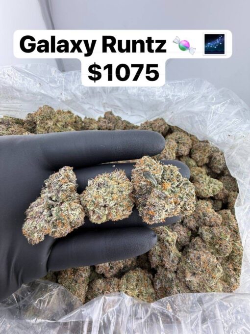 galaxy runtz hybrid strain that takes the legendary Runtz genetics to galactic heights. With sweet, candy-like flavor and a cosmic punch of THC..