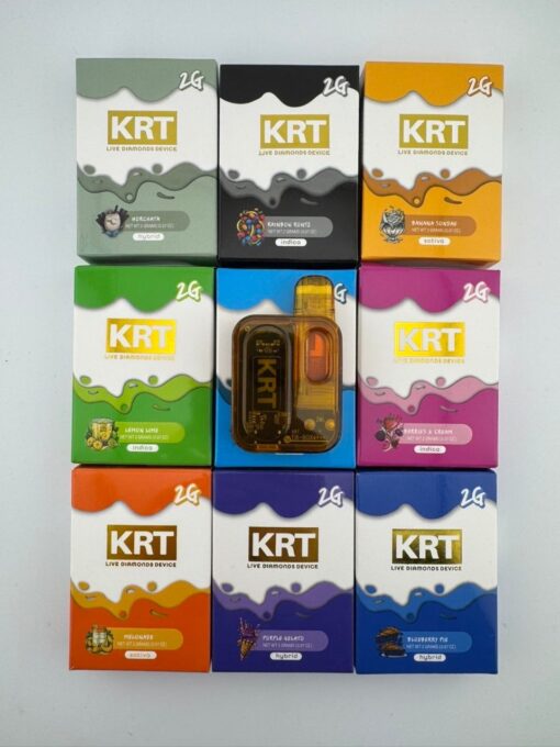 krt 2g disposable 2 grams of high-potency THC oil, this device is built for those who want smooth hits, strain-specific flavor, and next-level performanc..