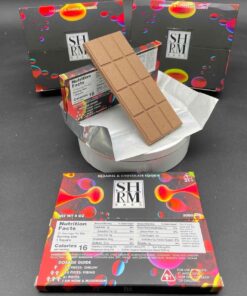 shrm bars chocolate premium mushroom-infused chocolate bars designed for a clean lift, smooth taste, and a vibe that hits both your body and your third eye