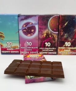 trippy bombs chocolate premium taste meets mind-expanding elevation. Infused with high-grade psilocybin extract and wrapped in rich..